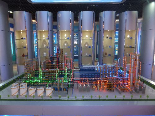 30噸制乙烯化工廠展覽模型